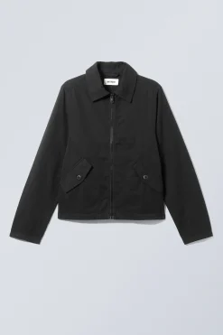 Weekday REGULAR LINEN BLEND JACKET black Store