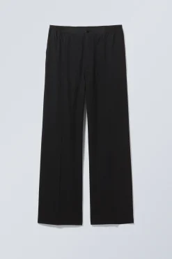 Weekday RELAXED CASUAL TROUSERS black Best