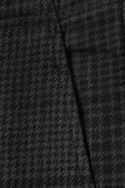 Weekday RELAXED DRAWSTRING SUIT TROUSERS checked black New