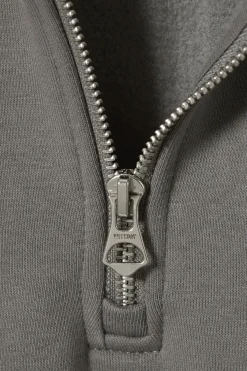 Weekday RELAXED HEAVY HALF ZIP SWEATER dusty grey Cheap