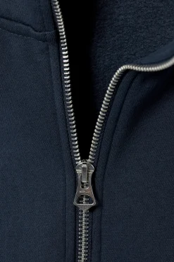 Weekday RELAXED HEAVY HALF ZIP SWEATER dark blue Fashion