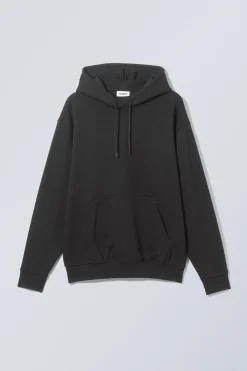 Weekday RELAXED HEAVY HOODIE black Cheap