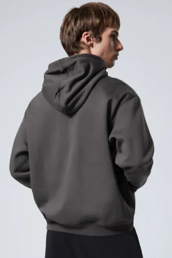 Weekday RELAXED HEAVY HOODIE off black Fashion