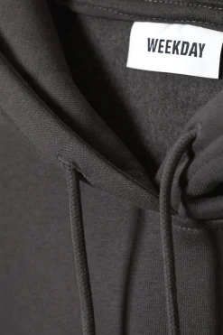 Weekday RELAXED HEAVY HOODIE off black Fashion
