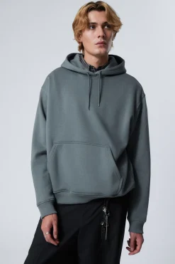 Weekday RELAXED HEAVY HOODIE dusty grey Discount