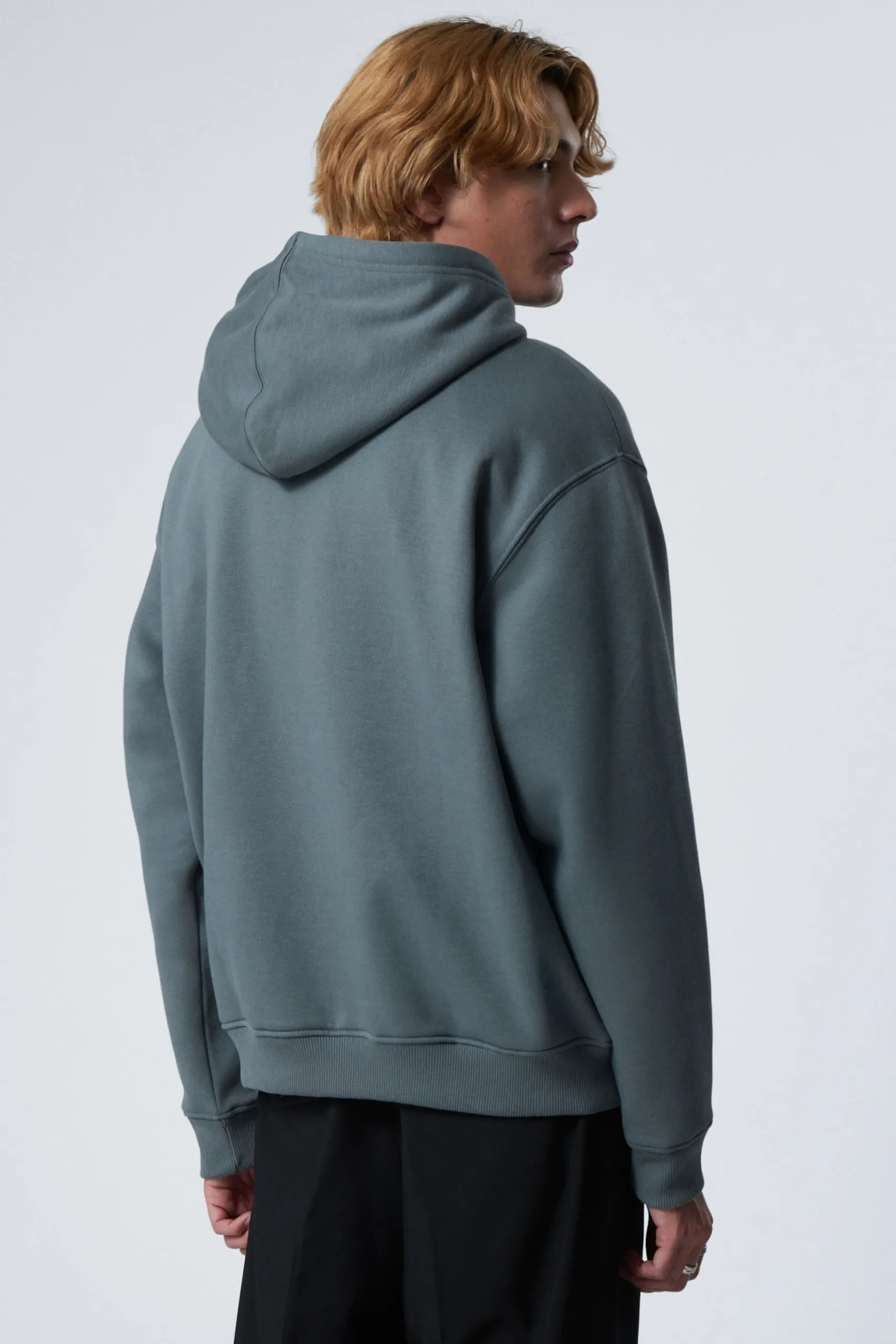 Weekday RELAXED HEAVY HOODIE dusty grey Discount