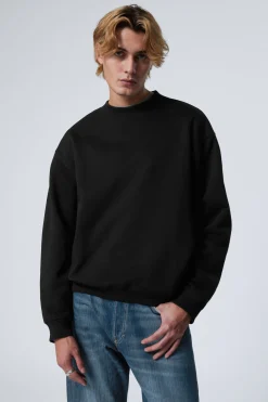 Weekday RELAXED HEAVYWEIGHT SWEATSHIRT black Online