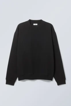 Weekday RELAXED HEAVYWEIGHT SWEATSHIRT black Online