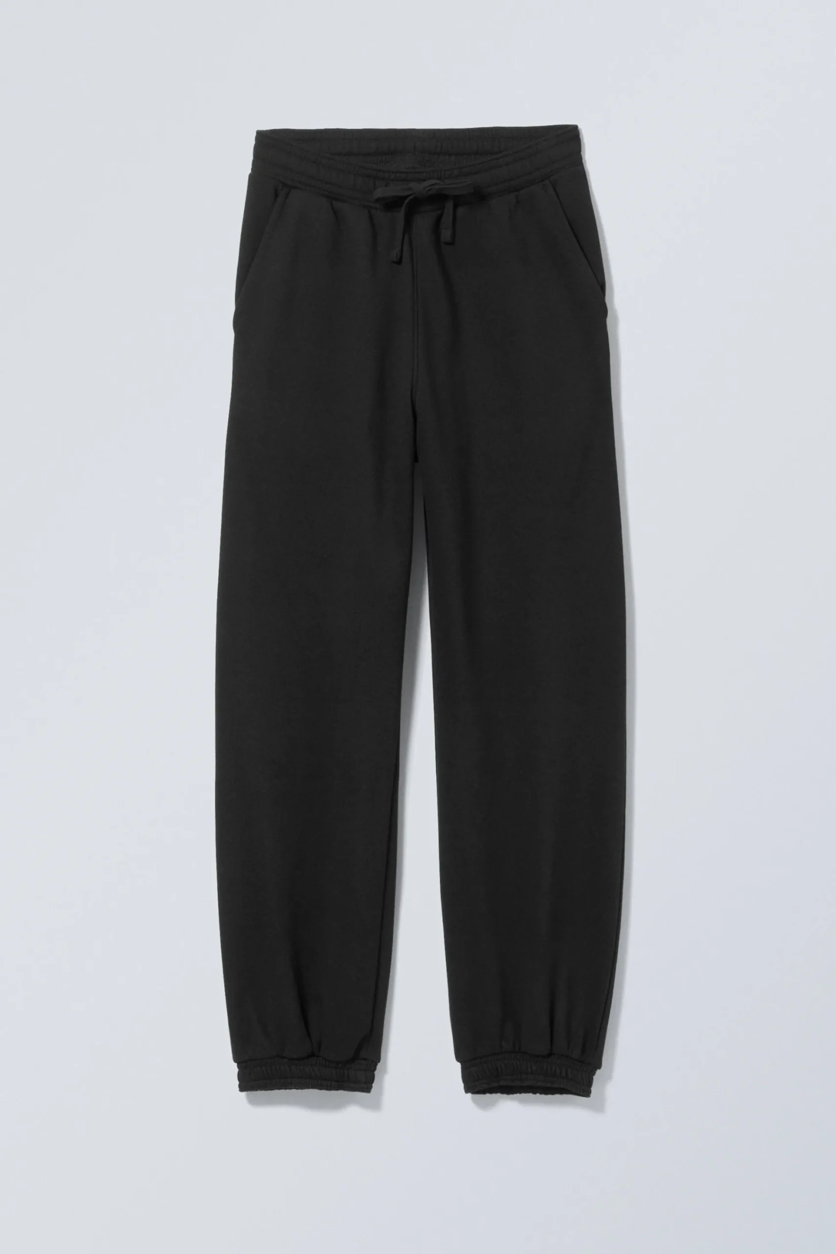 Weekday RELAXED HEAVYWEIGHT SWEATPANTS black Shop