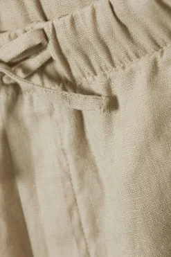Weekday RELAXED LINEN TROUSERS ecru Fashion