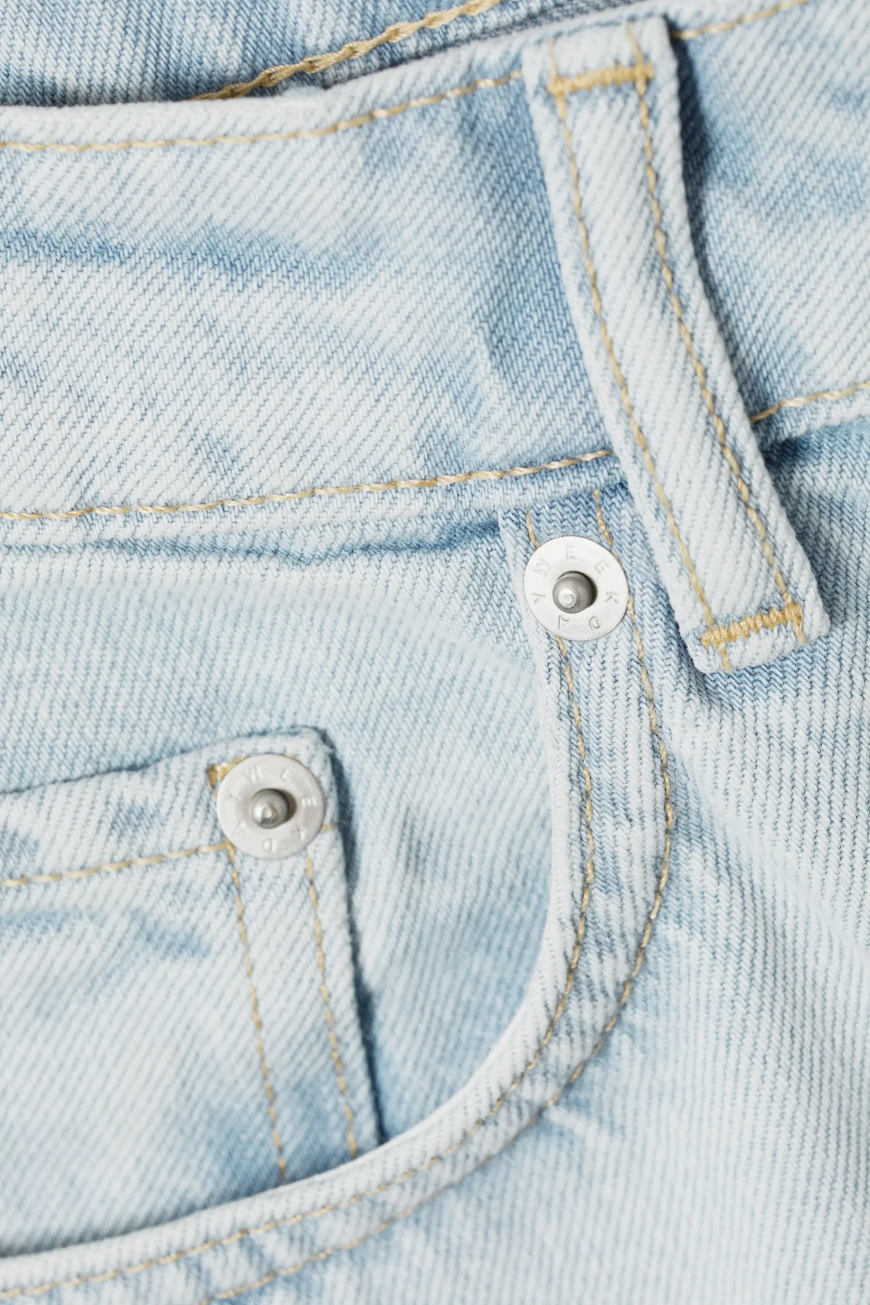 Weekday ROWE SUPER HIGH WAISTED REGULAR STRAIGHT LEG JEANS opulent blue light blue Discount