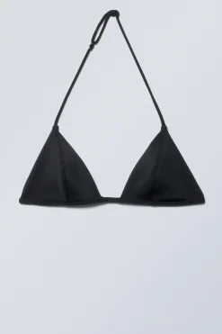 Weekday SCUBA MINI TRIANGLE BIKINI TOP black Flash Sale