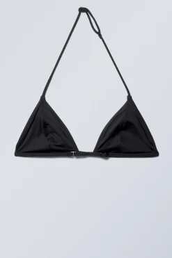 Weekday SCUBA MINI TRIANGLE BIKINI TOP black Flash Sale