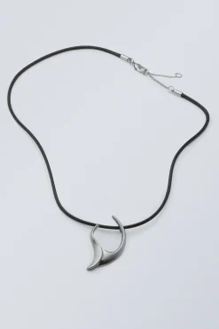 Weekday SHARP NECKLACE silver Cheap