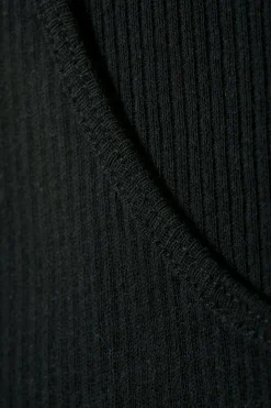 Weekday SHEER RIB TANK TOP black Sale