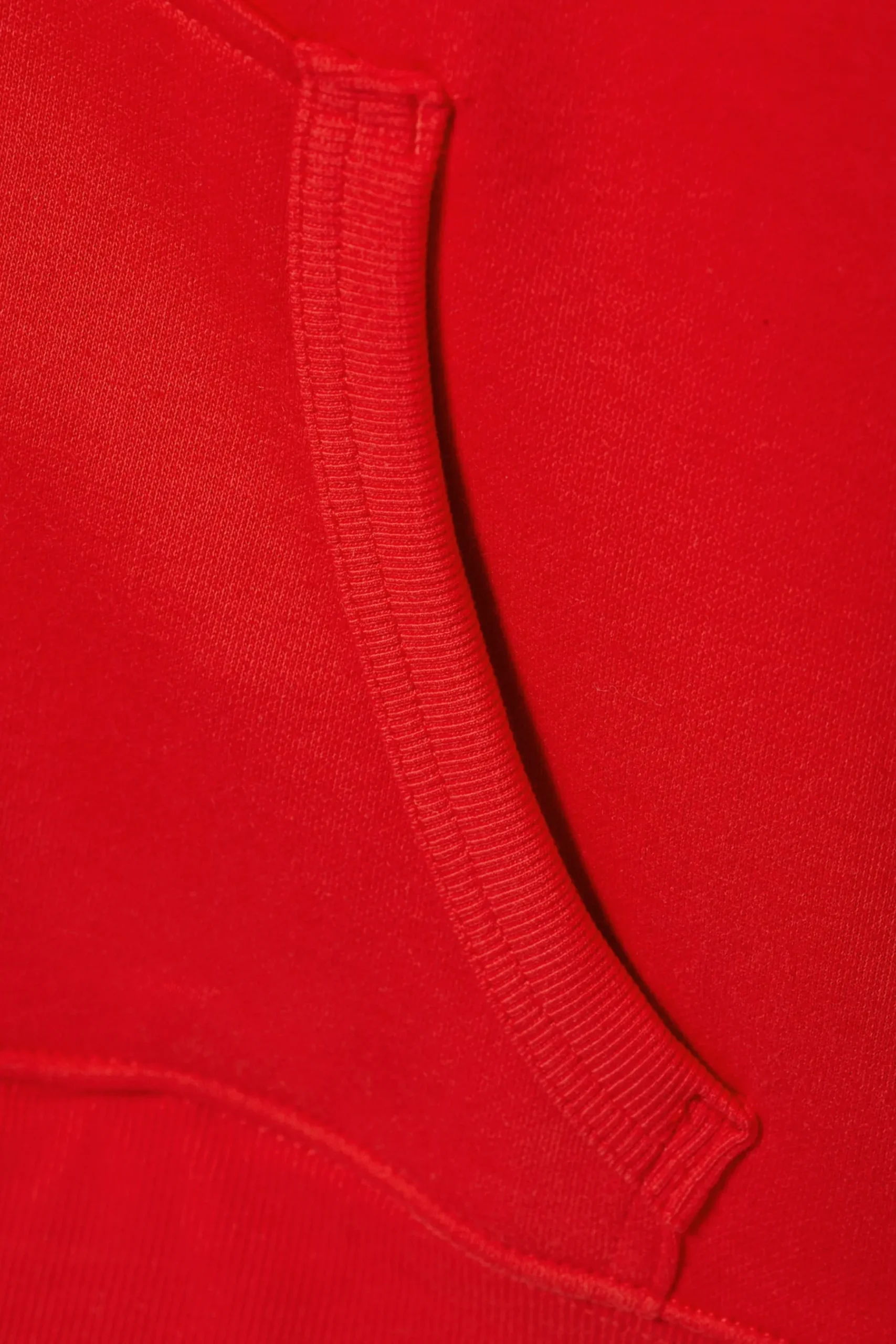 Weekday SHRUNKEN ZIP HOODIE bright red Fashion