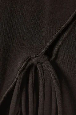 Weekday SIDE TIE TOP black Outlet