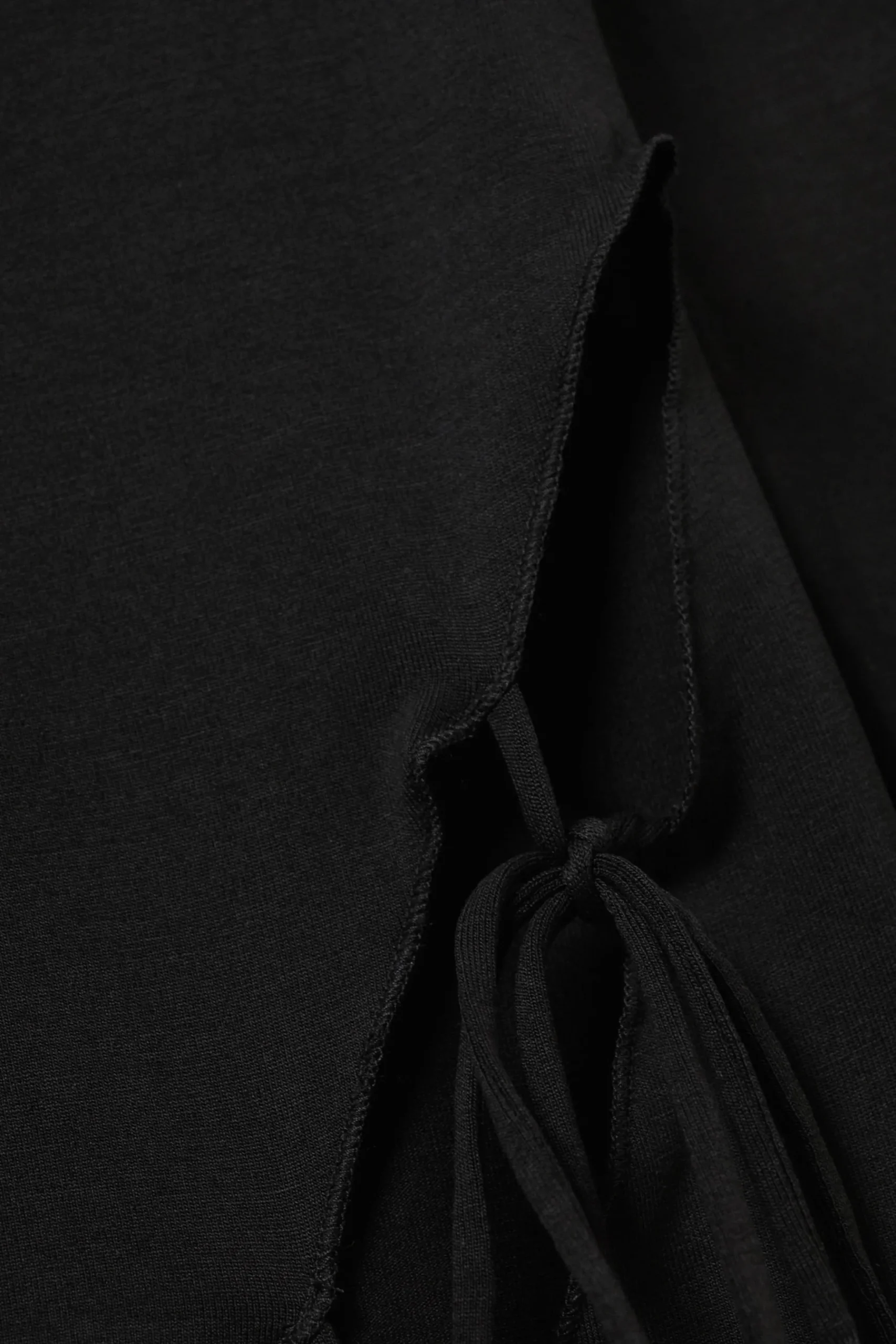 Weekday SIDE TIE TOP black Hot