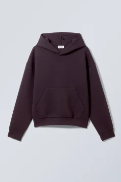 Weekday SIMON SCUBA HOODIE dark plum New