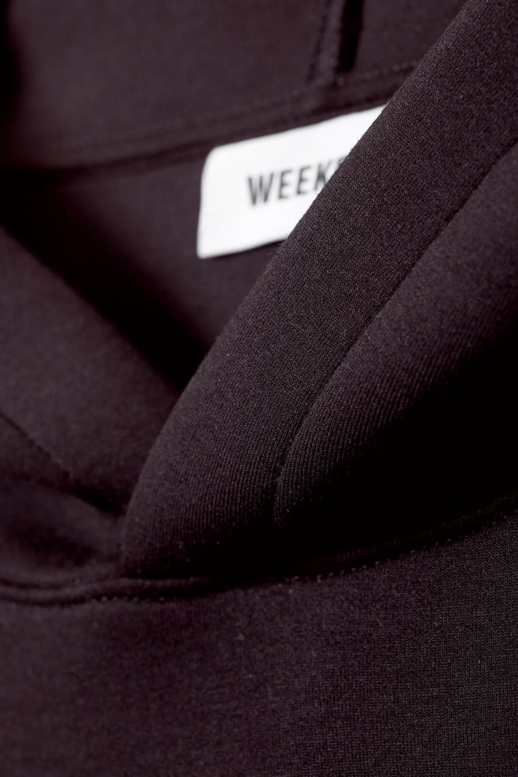 Weekday SIMON SCUBA HOODIE dark plum New