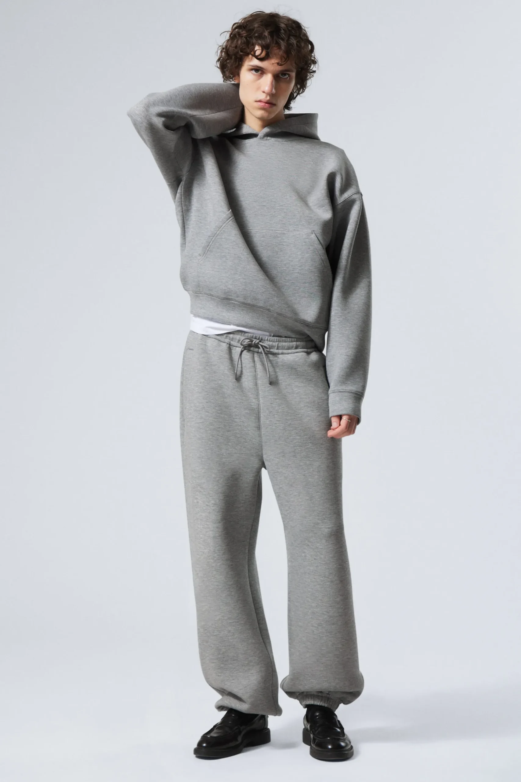 Weekday SIMON SCUBA SWEATPANTS grey melange Fashion