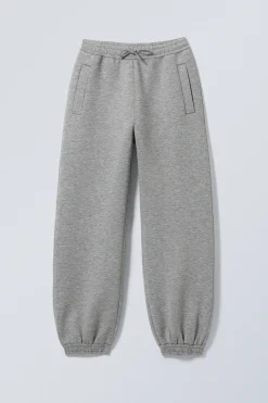 Weekday SIMON SCUBA SWEATPANTS grey melange Fashion