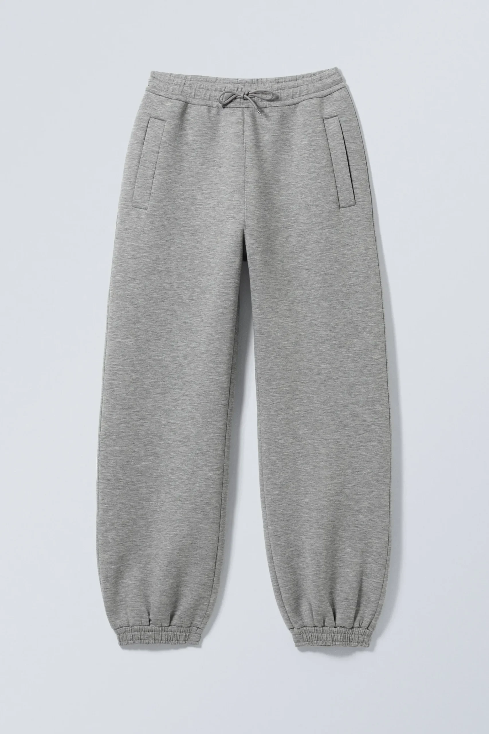 Weekday SIMON SCUBA SWEATPANTS grey melange Fashion