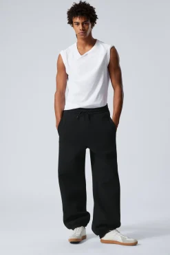 Weekday SIMON SCUBA SWEATPANTS black Cheap