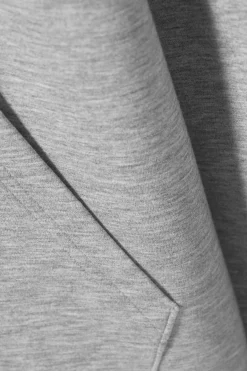 Weekday SIMON SCUBA ZIP HOODIE grey melange Flash Sale