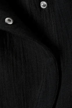 Weekday SLEEVELESS ASYMMETRIC PEPLUM TOP black Outlet