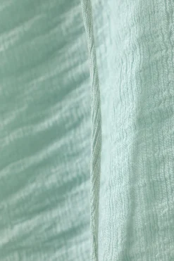 Weekday SLEEVELESS BOAT-NECK TIE TOP light dusty turquoise Store
