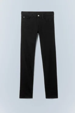 Weekday SLEEZE LOW WAIST SKINNY JEANS extra black rinse Outlet