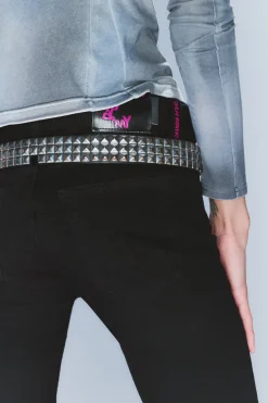 Weekday SLEEZE LOW WAIST SKINNY JEANS extra black rinse Outlet