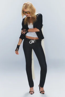 Weekday SLEEZIE LOW WAIST SKINNY STRAIGHT JEANS extra blue rinse Clearance