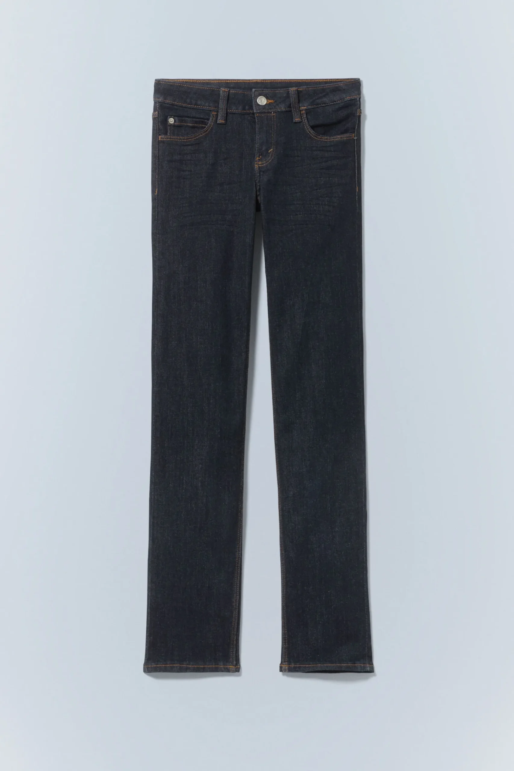 Weekday SLEEZIE LOW WAIST SKINNY STRAIGHT JEANS extra blue rinse Clearance