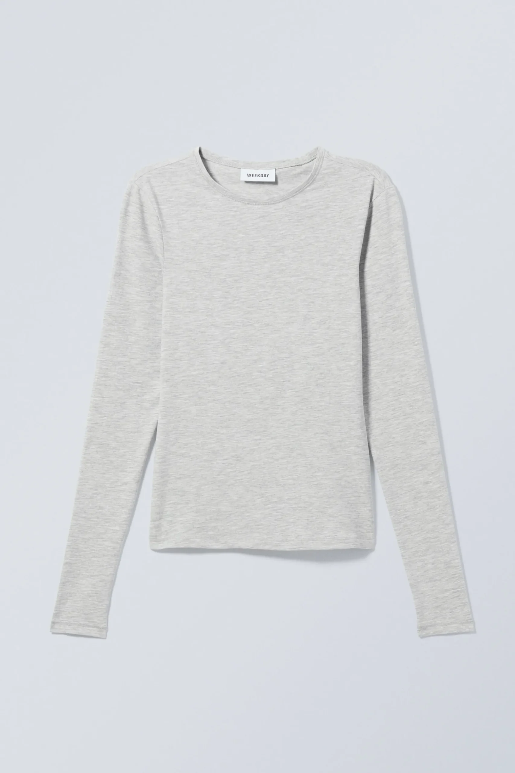 Weekday SLIM FITTED LONG SLEEVE dusty grey Outlet