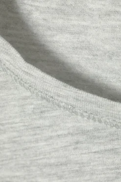 Weekday SLIM FITTED T-SHIRT grey Store