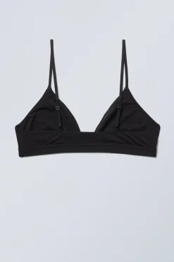 Weekday SOFT TRIANGLE BRALETTE SOUL black Flash Sale