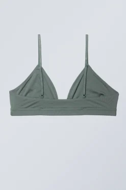Weekday SOFT TRIANGLE BRALETTE SOUL dusty turquoise New