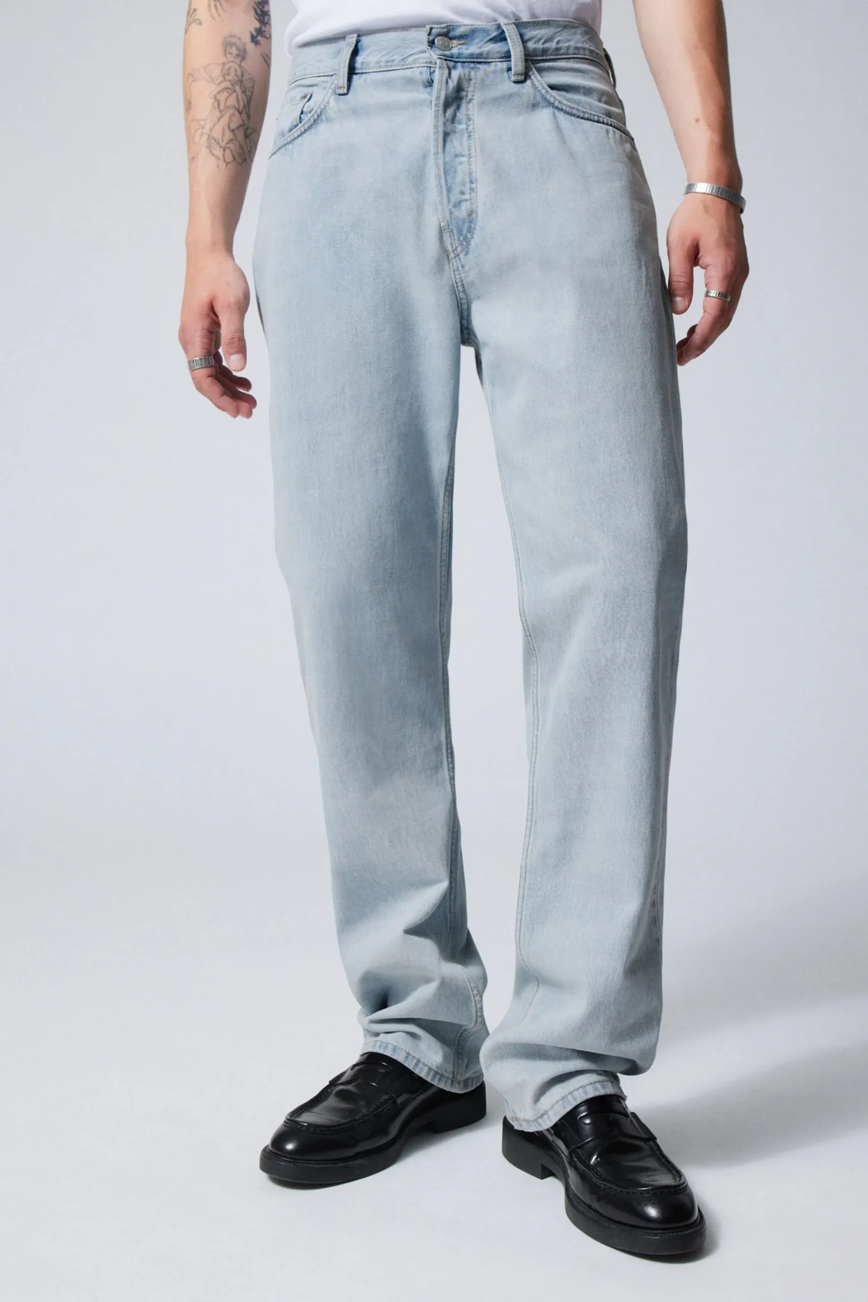 Weekday SPACE RELAXED STRAIGHT LEG JEANS opulent blue light blue Online