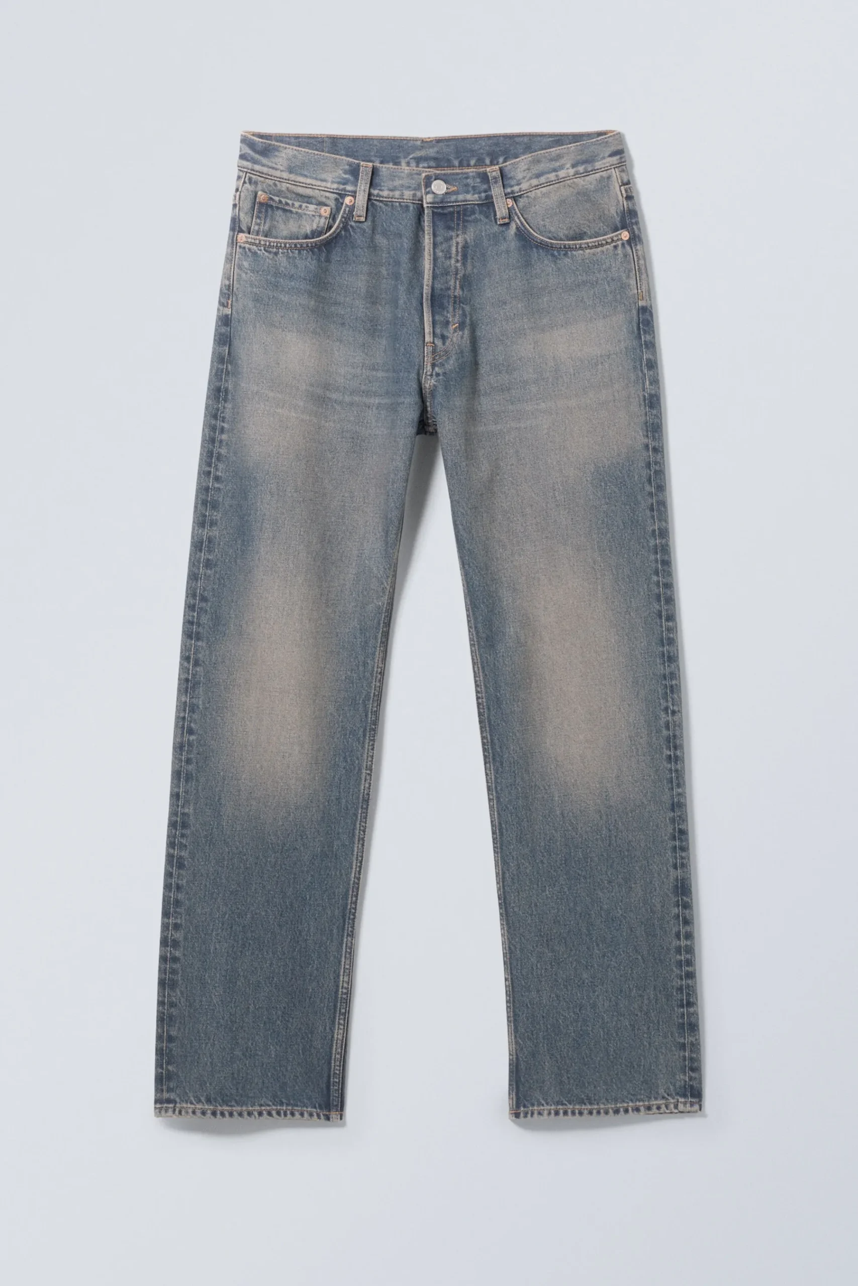 Weekday SPACE RELAXED STRAIGHT LEG JEANS steel blue medium blue Best Sale