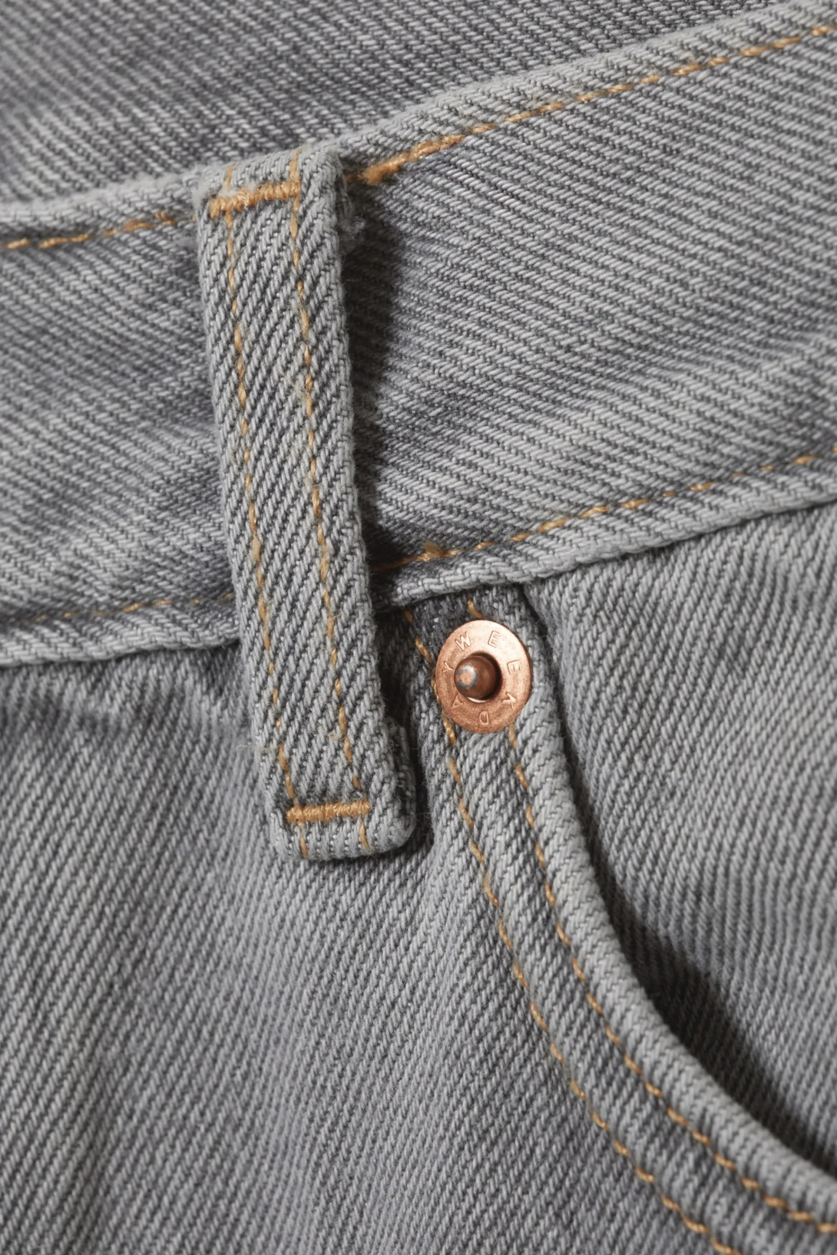 Weekday SPACE RELAXED STRAIGHT LEG JEANS misty grey light grey Fashion