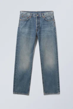 Weekday SPACE RELAXED STRAIGHT LEG JEANS iron blue Sale