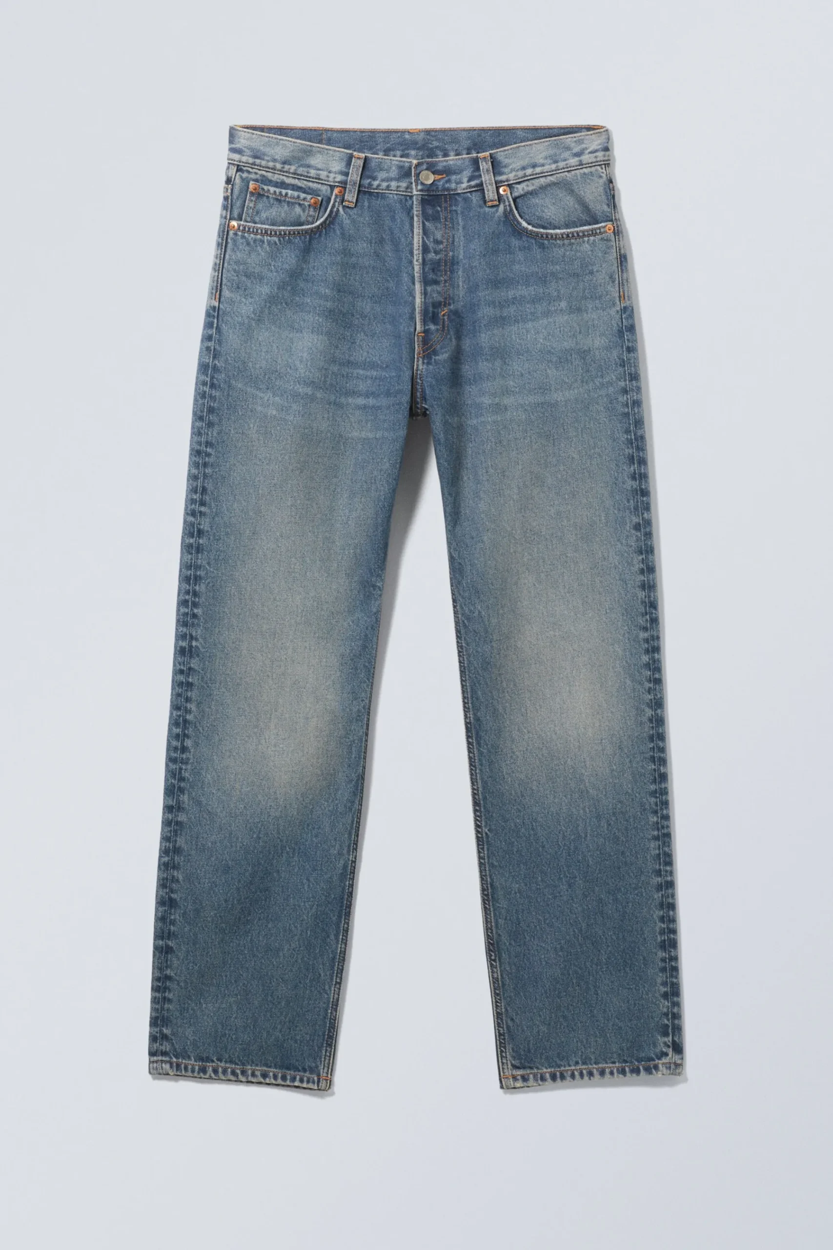 Weekday SPACE RELAXED STRAIGHT LEG JEANS iron blue Sale