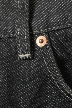 Weekday SPHERE LOW RISE LOOSE STRAIGHT LEG JEANS black rinse black Shop