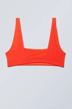 Weekday SPORTY BIKINI TOP bright orange Outlet