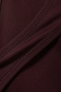 Weekday SPORTY RACERBACK SWIMSUIT dark maroon Sale