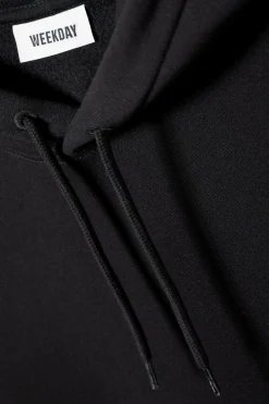 Weekday STANDARD MIDWEIGHT HOODIE black Outlet