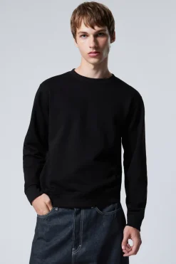 Weekday STANDARD MIDWEIGHT SWEATSHIRT black Cheap