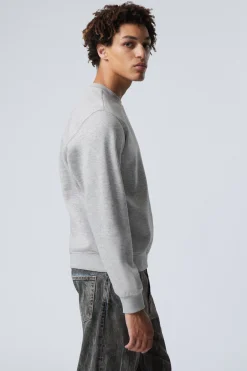 Weekday STANDARD MIDWEIGHT SWEATSHIRT grey melange Store